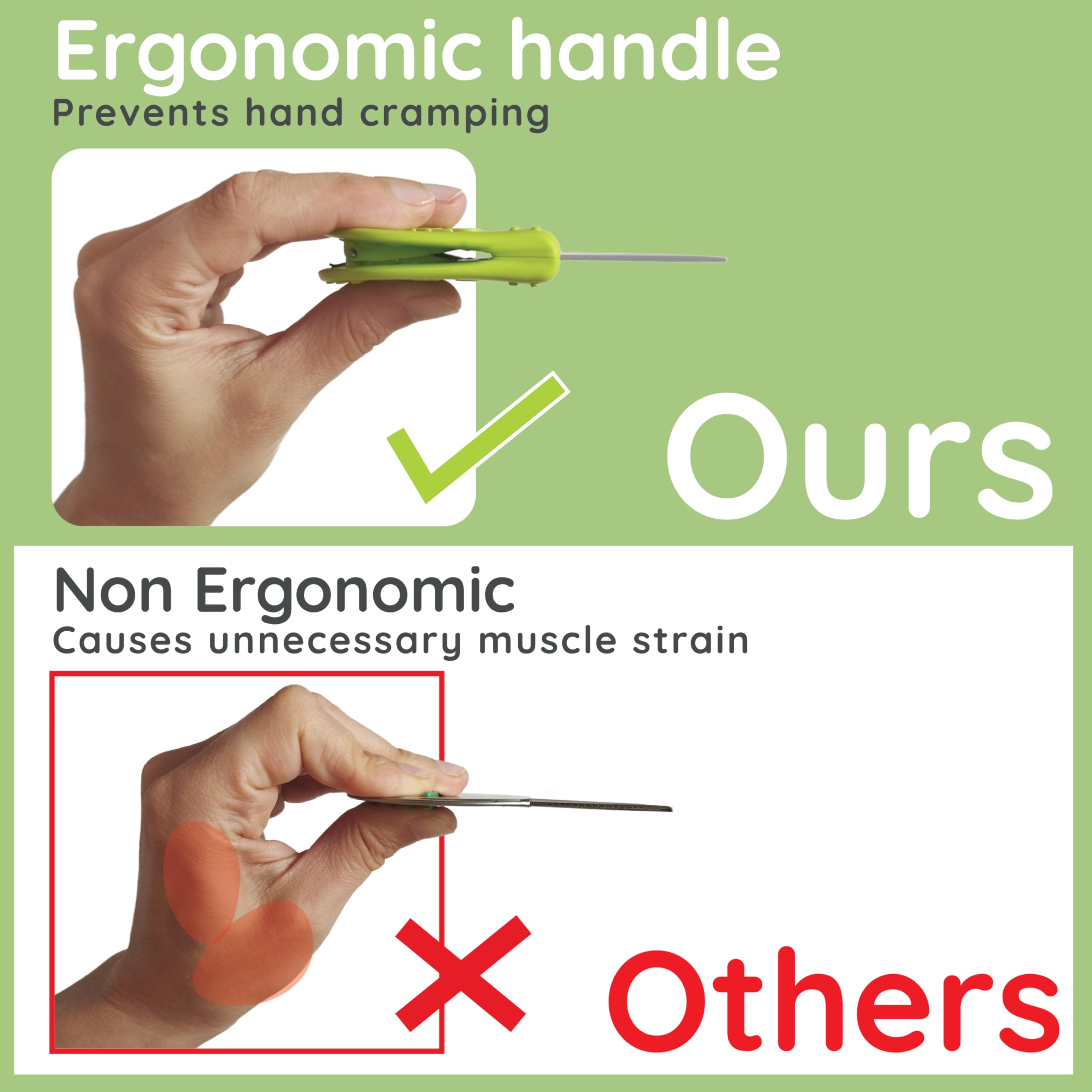 Fast 'n Clean Lice Comb built with safe materials for sensitive skin.