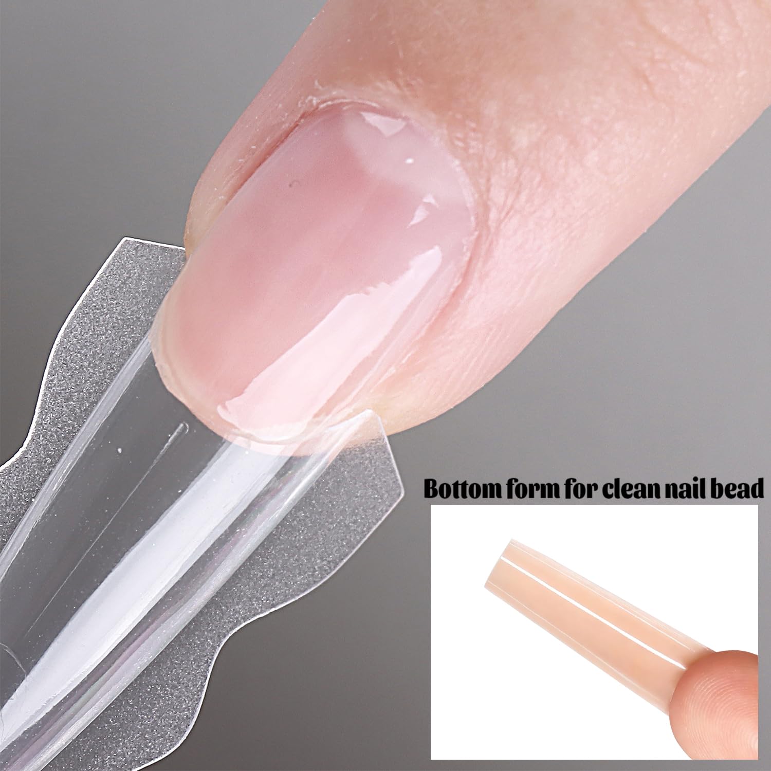 Fcozpjk bottom form system anchors gel extensions