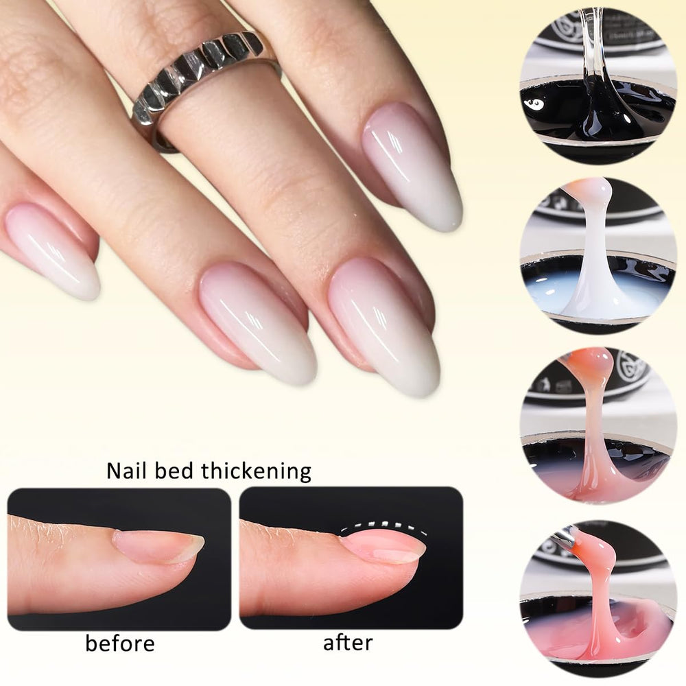 Fcozpjk pink builder gel for vibrant color and durable coverage.