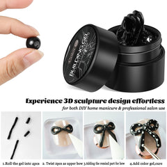 Fcozpjk non-stick builder gel minimizes sticking during designs.