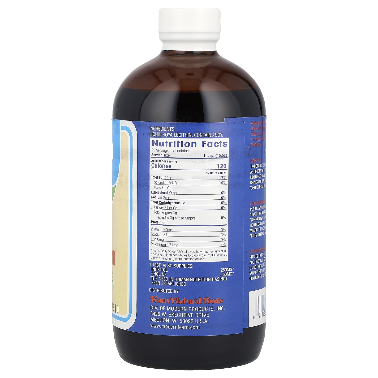 Liquid lecithin added to sauces and dressings