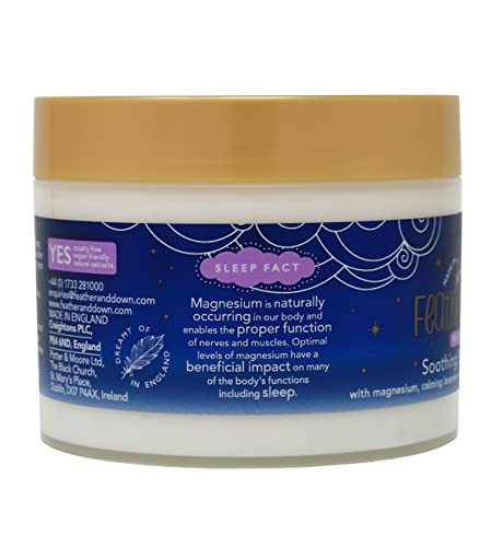 Creamy magnesium sleep butter texture close-up