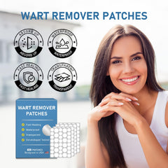 FEDOLOY Wart Remover Patches closeup highlights ultra-thin design for discreet wear.