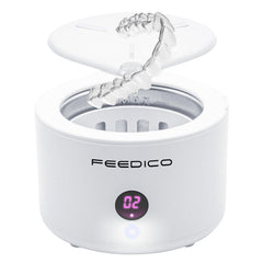 Feedico ultrasonic cleaner 200ml stainless steel tank