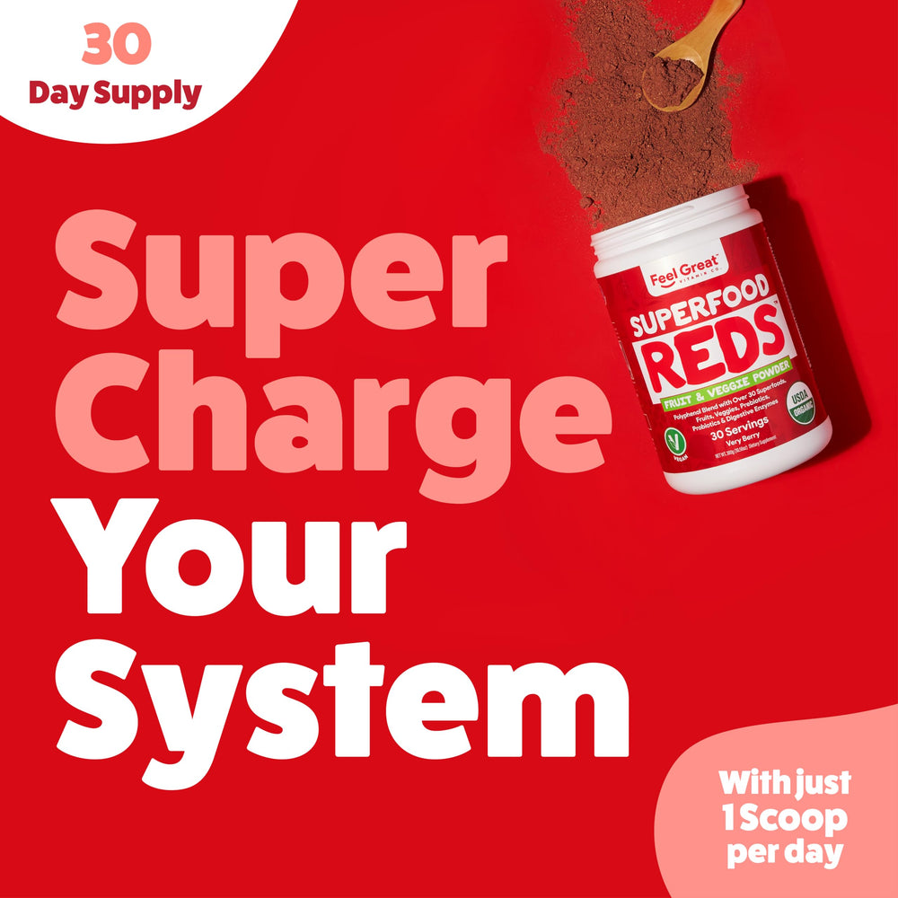 Premium ingredients list, featuring polyphenol-rich superfoods for variety.
