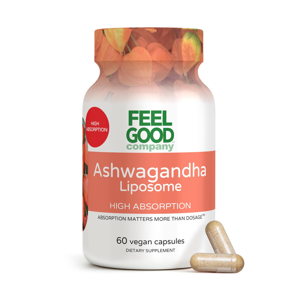 FeelGood Ashwagandha Liposomal 600mg vegan capsules