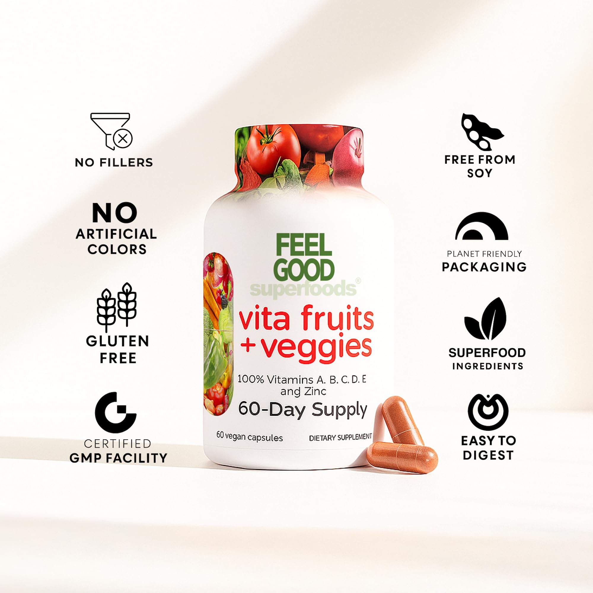 Close-up of 1000mg immune support capsule