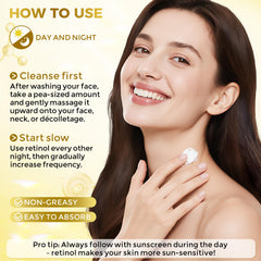 FeeMeFee day and night cream applied to neck and décolletage for continuous hydration.