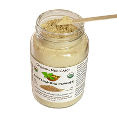 Ashwagandha powder dosage scoop