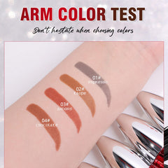 FeiCuiYun eyebrow tattoo 5 day wear demo illustrating long lasting brow look
