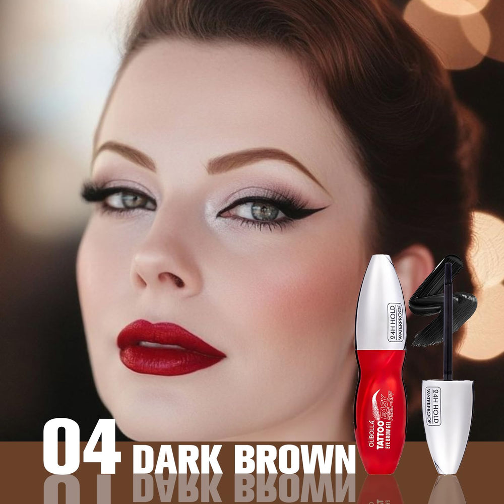 FeiCuiYun eyebrow tattoo kit packaging showcasing easy travel-friendly brow solution