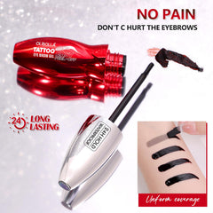 FeiCuiYun eyebrow tattoo dark brown shade swatches for color matching