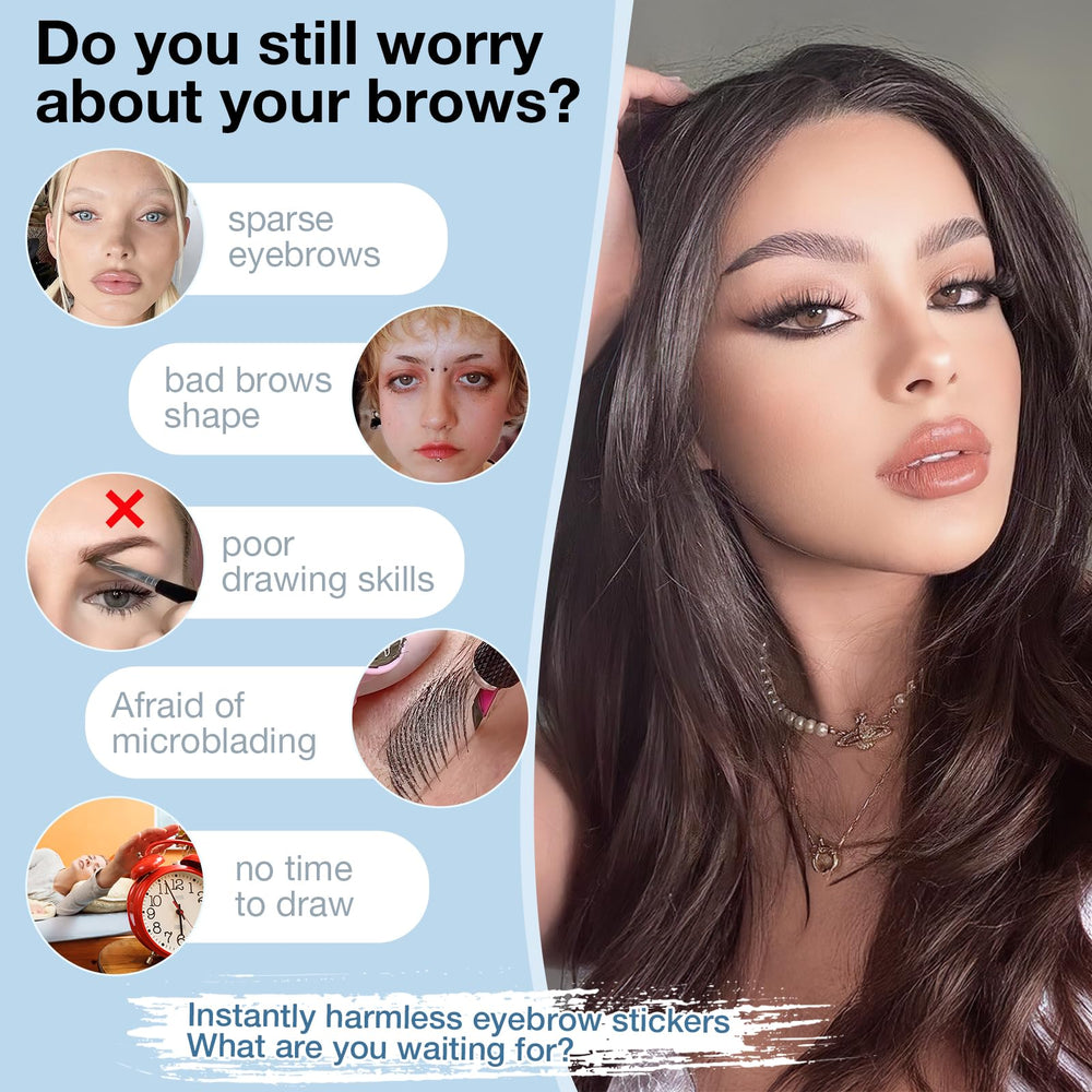 FeidyLong travel-friendly brow stickers ideal for sharing or gifting.