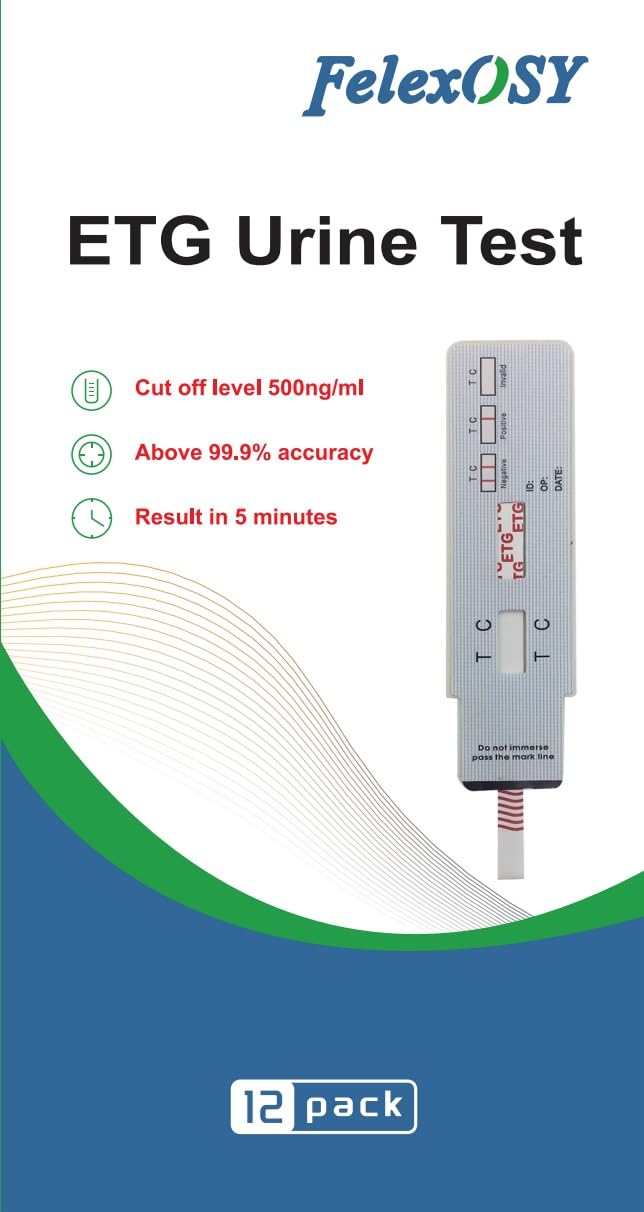 FelexOSY ETG 12-pack product packaging and strips