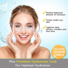 Felico 24k gold-infused eye patches deliver hydrated, luxurious feel.