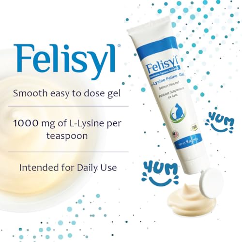 Measuring applicator with Felisyl L-Lysine Gel