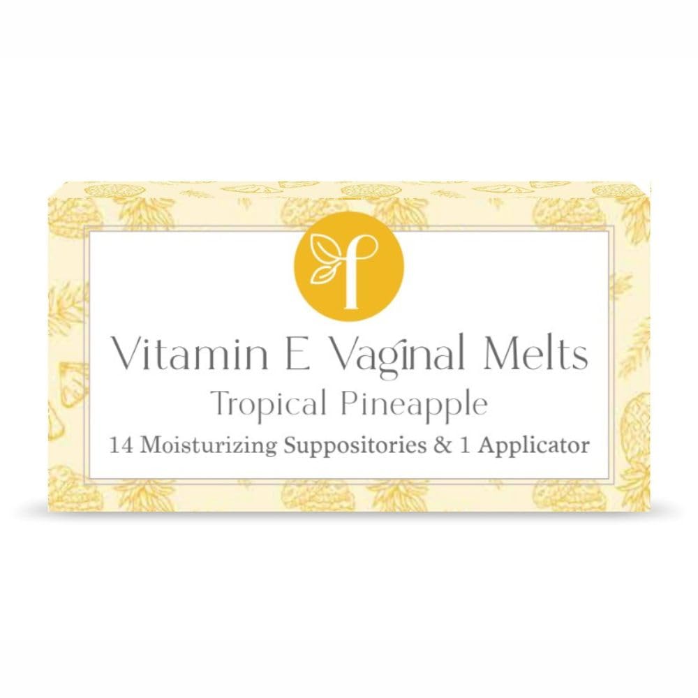 Femallay Vaginal Melts Pineapple packaging for discreet, daily moisture support.