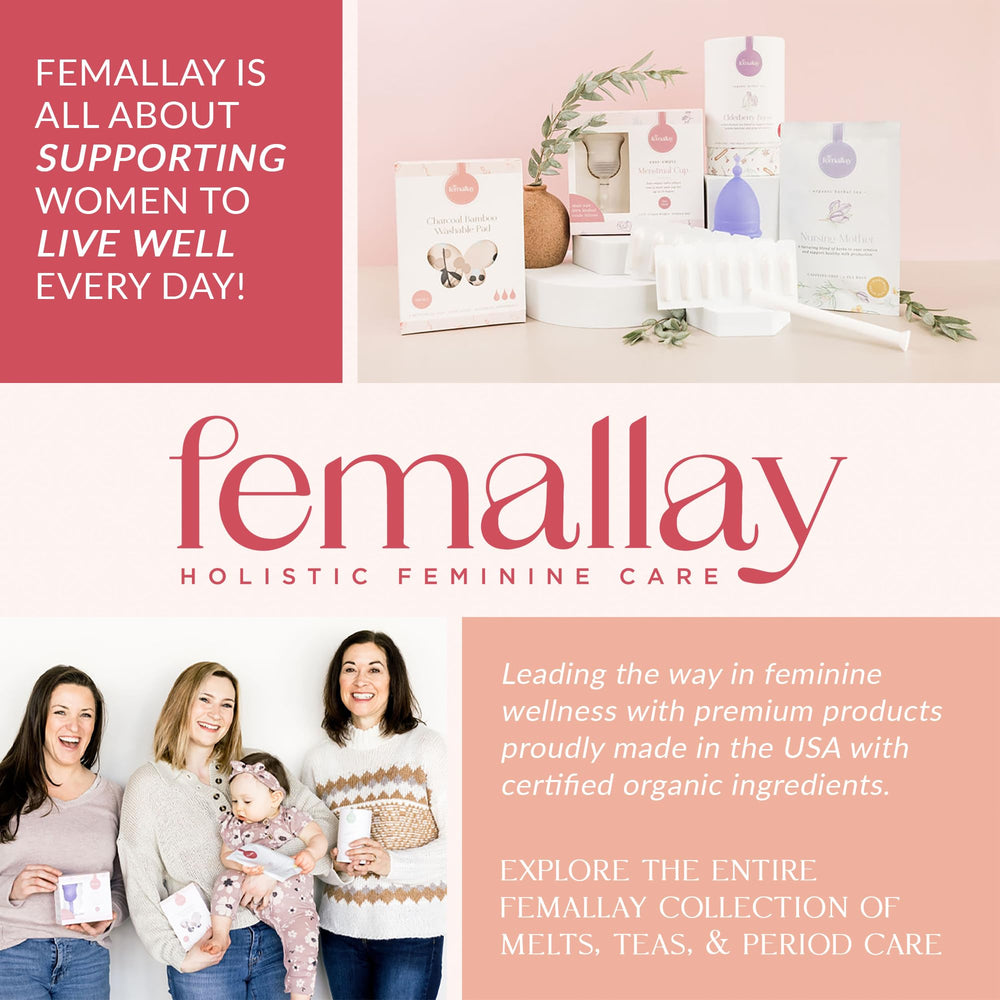 Femallay vaginal melts texture closeup shows silky-smooth feel.