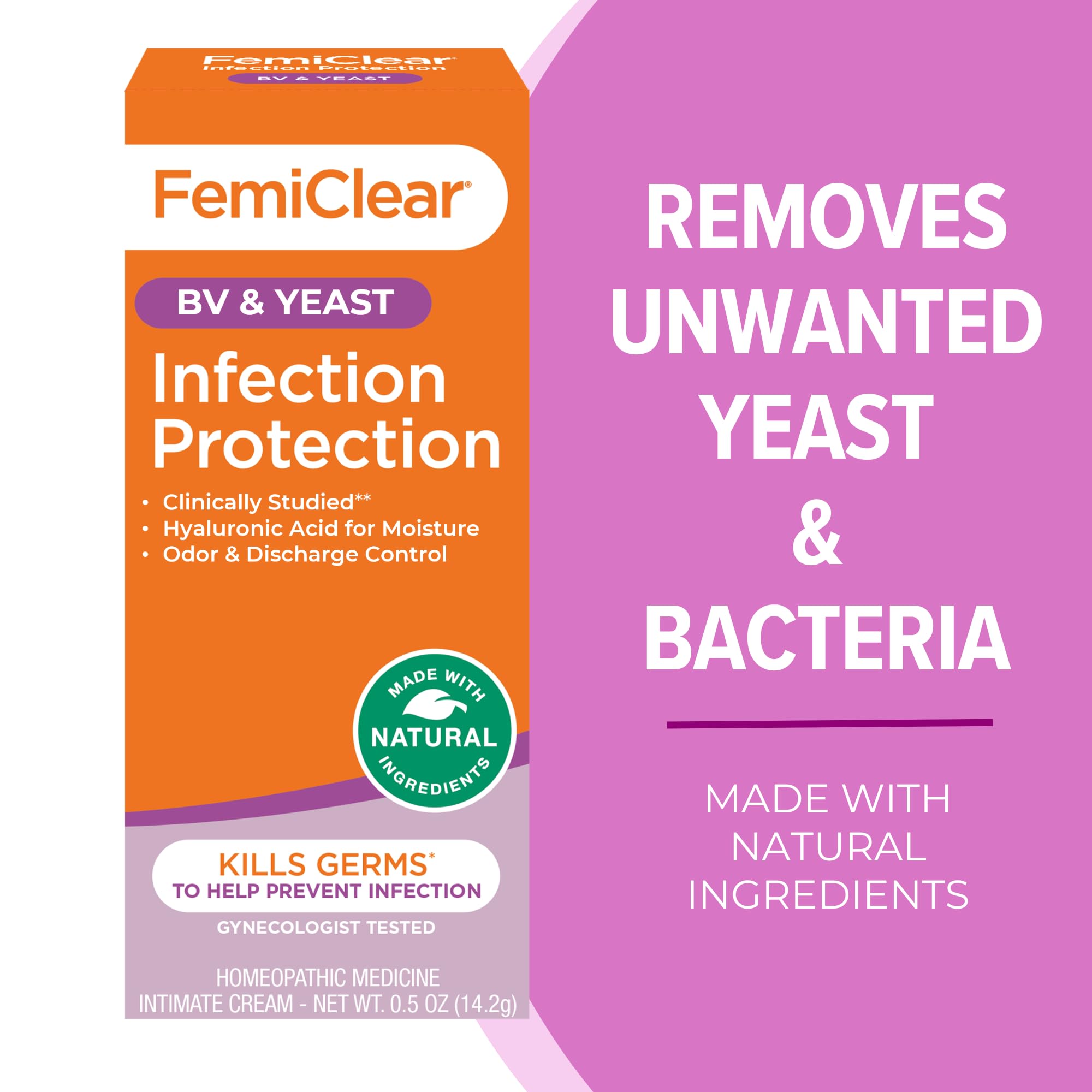 FemiClear reusable applicator enables easy, discreet vaginal application.