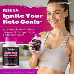 Close-up of Femina Night Time Pills for Women