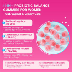 120-count pouch packaging for feminine balance gummies