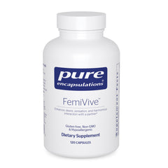 Pure Encapsulations FemiVive 120 capsules bottle front view