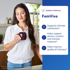 FemiVive packaging and bottle on white background