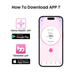 Femometer Fertility Tracker App dashboard on smartphone (Ivy103)