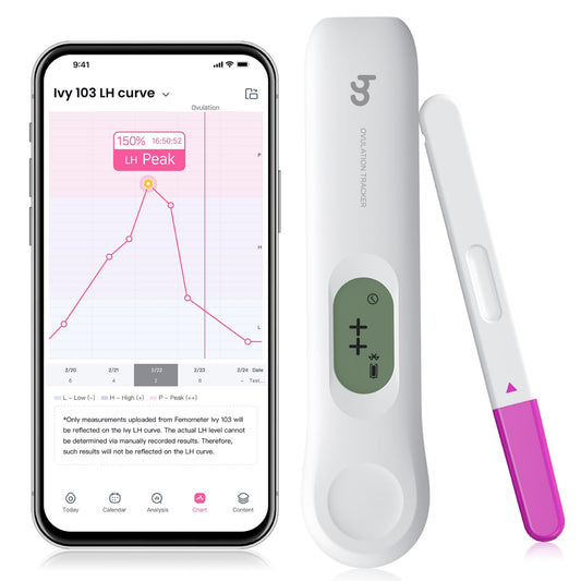 Front view of Femometer IVY103 ovulation test kit