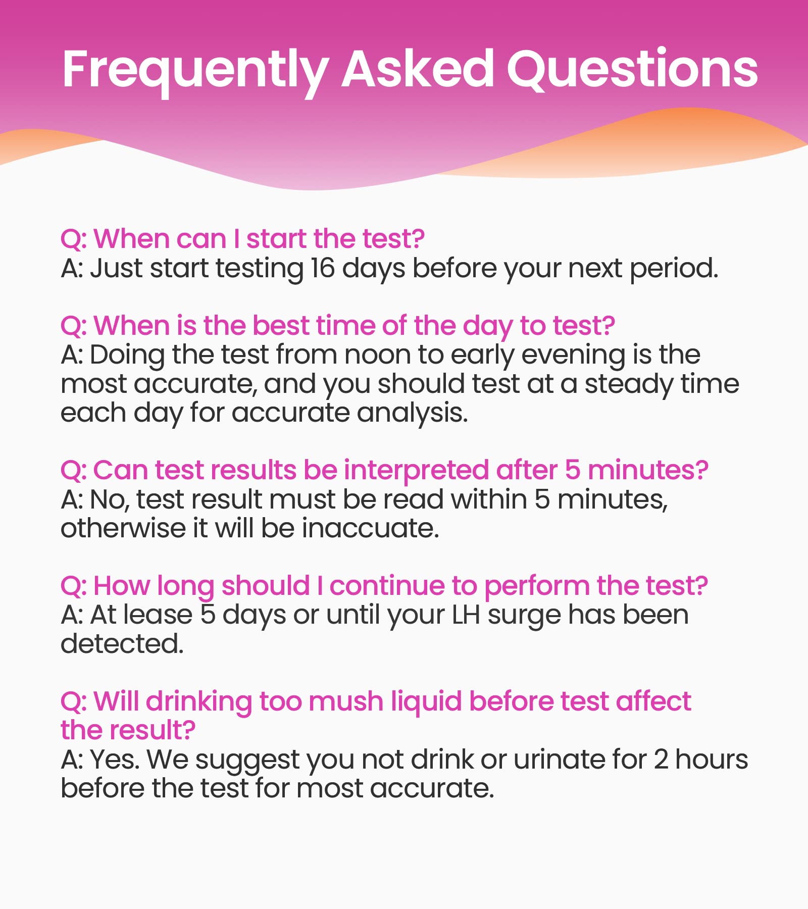Customer support and service guarantee for Femometer