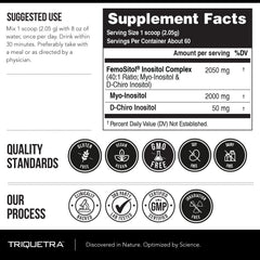 FemoSitol packaging with scoop and 60 servings