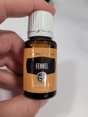 Young Living fennel essential oil diffuser pour creates an anise-like aroma for a revitalizing room.