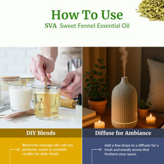 fennel essential oil used in soap and candle making