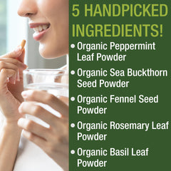 Fennel seed powder for digestive support in IBS capsules