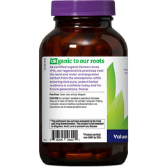 Close-up of fenugreek capsules in bottle