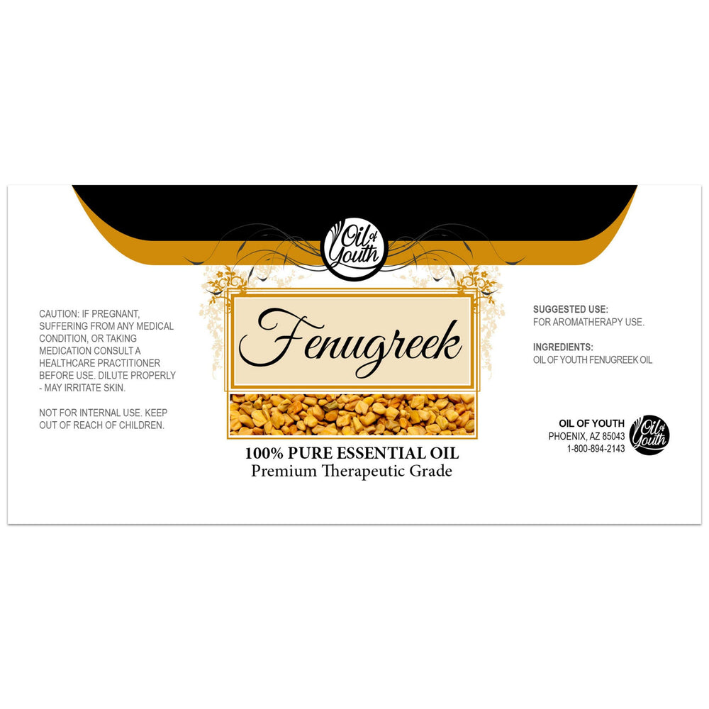 Therapeutic-grade fenugreek essential oil