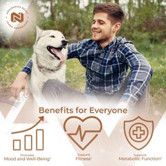 Lab-tested quality badge on packaging for Fenugreek Extract Capsules.