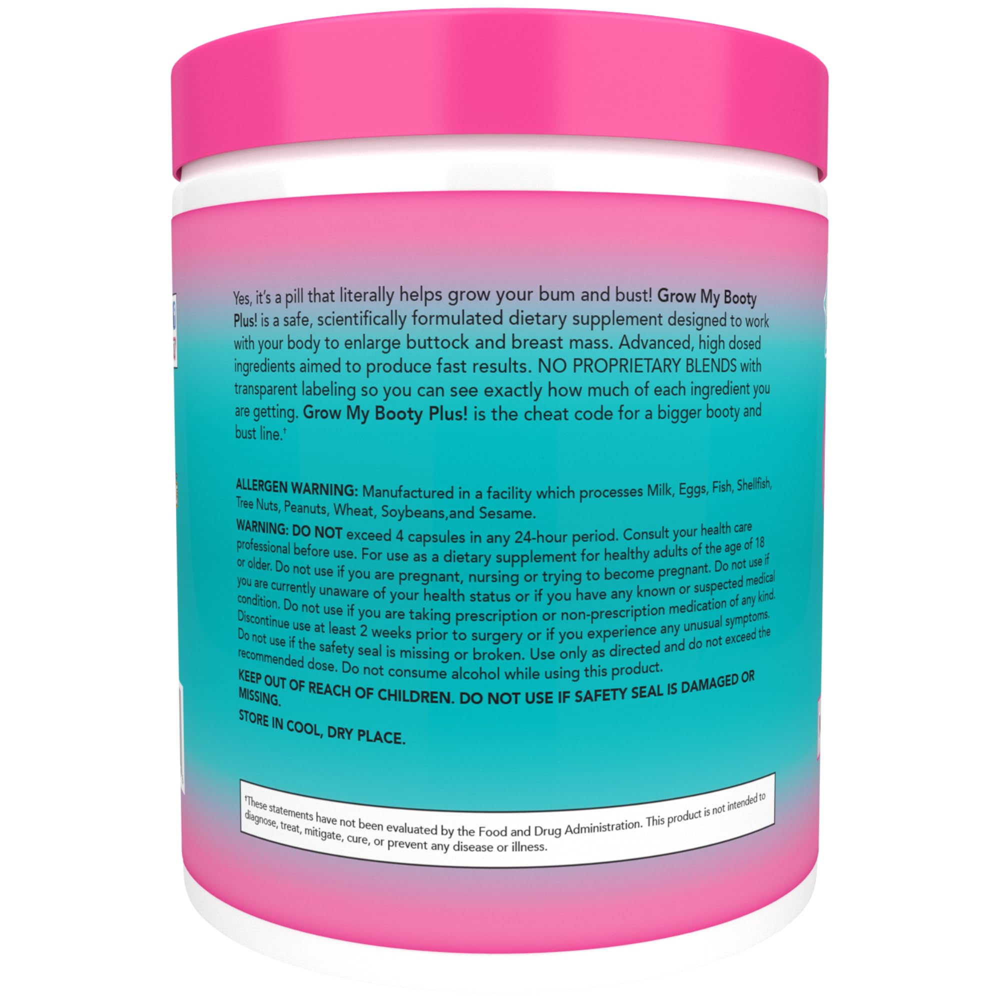 Fenugreek seeds and Saw Palmetto ingredients