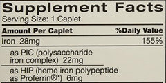 Feosol Complete bottle emphasizing absorption benefits