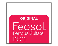 Front packaging of Feosol Original Ferrous Sulfate Iron Supplement