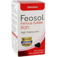Feosol Original vitamins bottle – 120 count, pack of 2