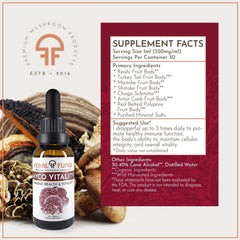 Seven-functional mushrooms blend used in the tincture