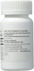Close-up of Fergon bottle cap and label
