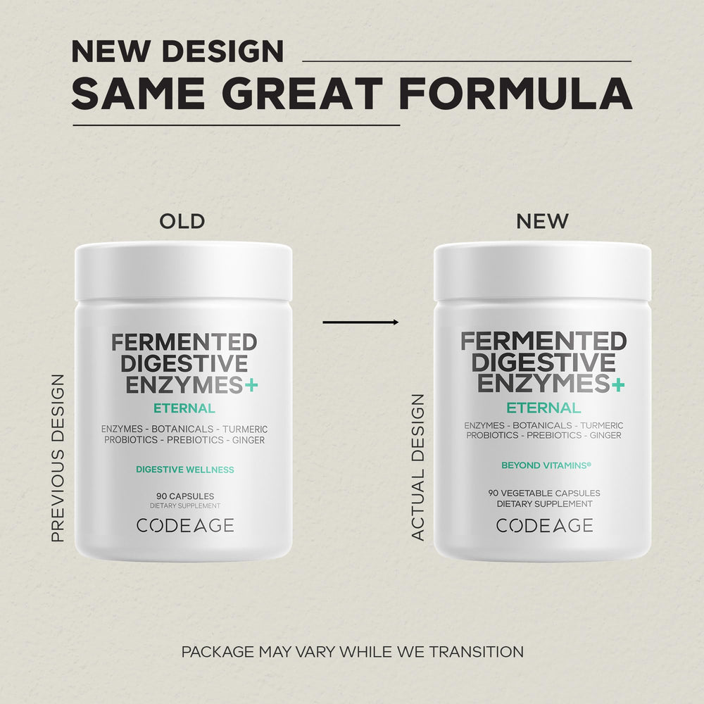 Fermented botanicals with apple cider vinegar, ginger, and turmeric