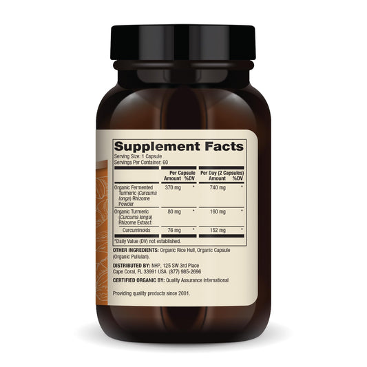 Fermented turmeric rhizome extract illustration