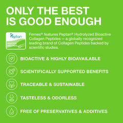 Grass-fed and pasture-raised collagen source label