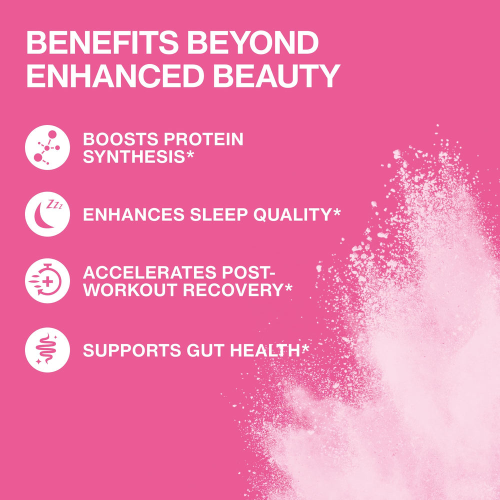 USA-made production with responsibly sourced Brazilian collagen and sustainability notes.
