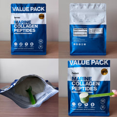 Bioactive Type I collagen peptides illustration