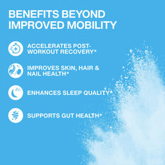 Wellness scene with Fernes Mobility highlighting joints, skin, and vitality.
