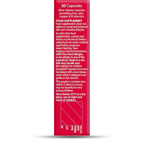 Ingredients list showing B vitamins and minerals
